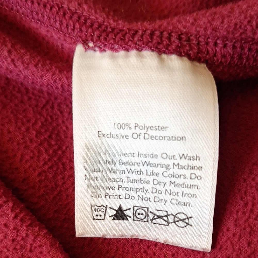 Eddie Bauer First Ascent Maroon Quarter-Zip Pullover Size XL - Picture 8 of 10